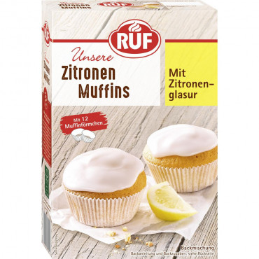 Muffins Backmischung, American Style Zitrone
