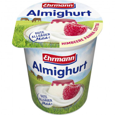 Joghurt, Himbeere Panna Cotta
