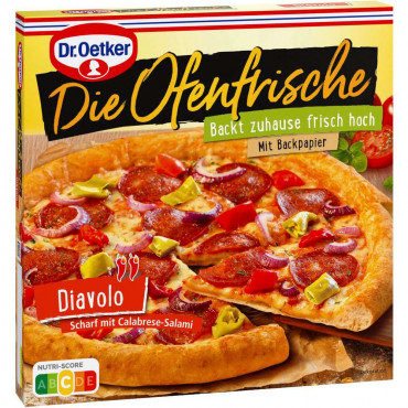 Pizza Ofenfrische Diavolo, tiefgekühlt