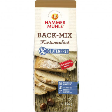 Backmischung Back-Mix Kastanienbrot, glutenfrei
