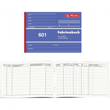 Fahrtenbuch 601 A6 für 390 Fahrten