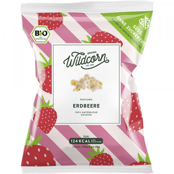 Bio Popcorn, Erdbeere