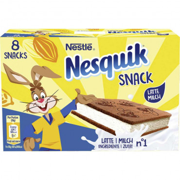Nesquik Snack, mit Milchcremefüllung
