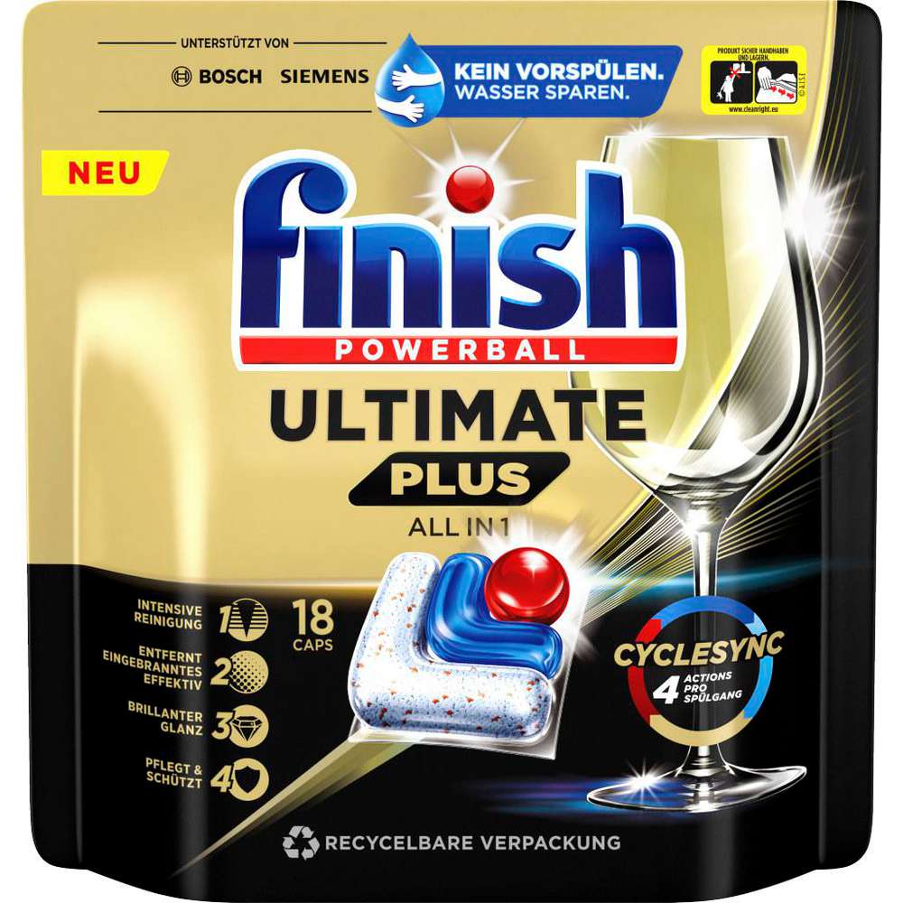 Finish Spülmaschinen-Tabs Ultimate Plus, 50 St dauerhaft günstig online  kaufen