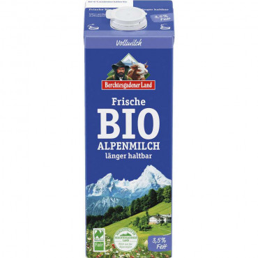 Bio Alpenmilch 3,5% Fett, länger haltbar