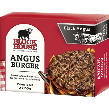 2 Block Burger Angus, tiefgekühlt
