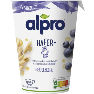 Soja-Joghurtalternative Hafer+, Heidelbeere