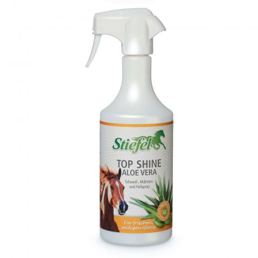 Pferde Fellpflege-Spray Top Shine, Aloe Vera
