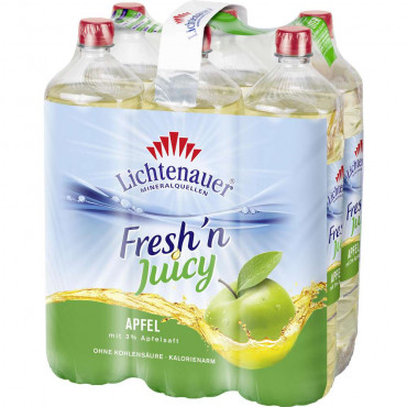 Apfel-Mineralwasser Freshn Juicy, Naturell (6x 1,500 Liter)
