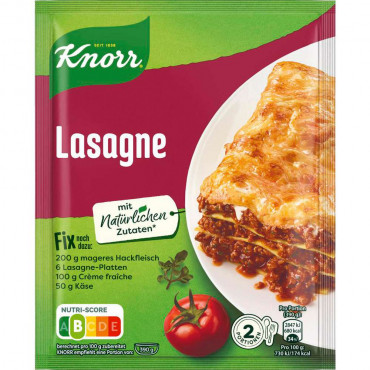 Fix-Würzmischung, Lasagne