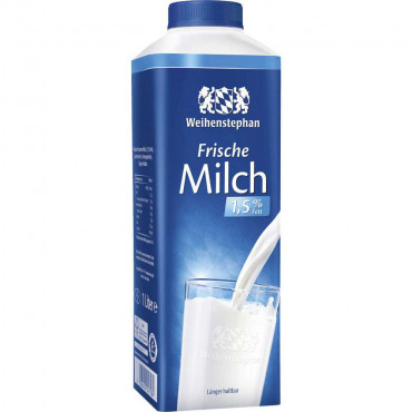 Frische Milch 1,5% länger haltbar