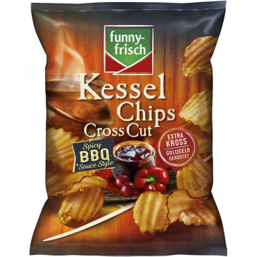 Kessel Chips Cross Cut Spicy BBQ Sauce