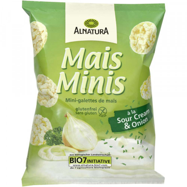 Bio Maiswaffeln Minis, Sour Cream & Onion