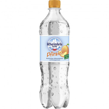 Mineralwasser mit Geschmack Pfirsich