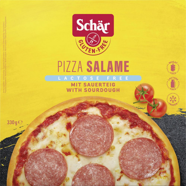 Pizza Salami laktosefrei, tiefgekühlt