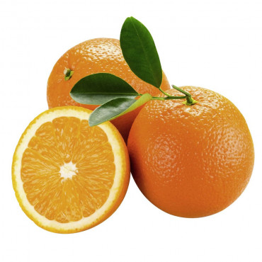 Orangen mit Blatt, lose