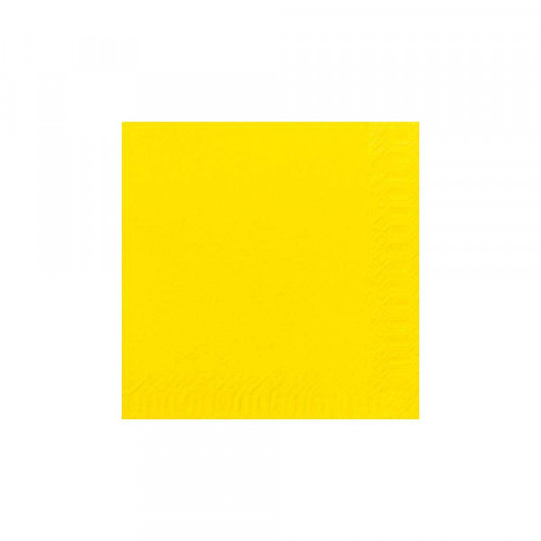 Bio Tissue-Servietten Gelb, 24 x 24 cm, 3-lagig