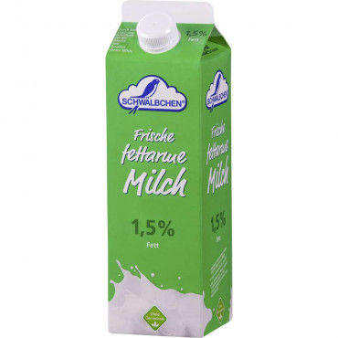 Fettarme Frischmilch, länger haltbar 1,5% Fett