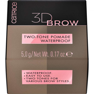 Augenbrauenpomade 3D Brow Two-Tone Pomade, Light to Medium 010