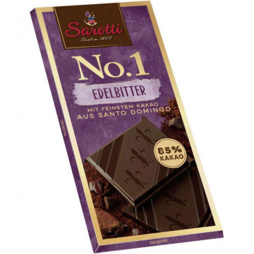 Tafelschokolade No. 1, Edelbitter 85%