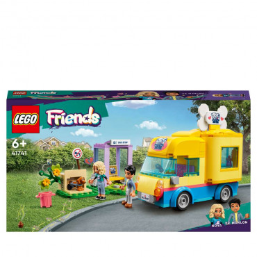 LEGO Friends 41741 Hunde-Rettungsvan, Tier-Spielzeug mit Mini-Puppen