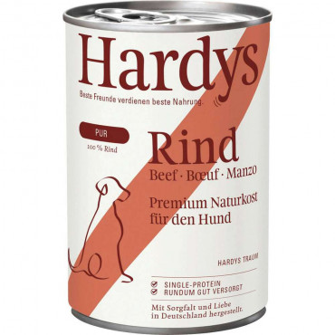 Hunde-Nassfutter Hardys Traum, No. 1 Pur, Rind
