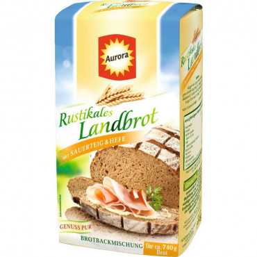 Brotbackmischung Rustikales Landbrot, Sauerteig & Hefe