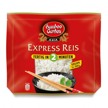 Veganer Express Reis, vorgekocht