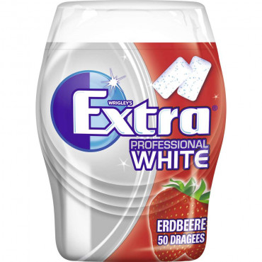 Kaugummi, Extra Professional White, Erdbeere