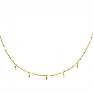 Schmuckset Damen Halskette mit Anhänger aus Silber 925, vergoldet (4056866112643)