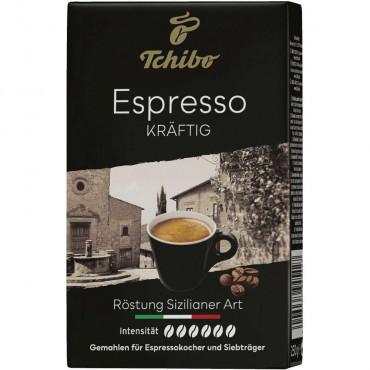 Kaffee Espresso Sizilianer Art, kräftige Röstung, gemahlen