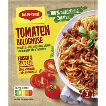 Maggi Fix, Tomaten-Bolognese