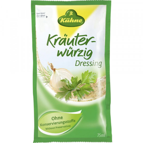 Salatdressing, Kräuter