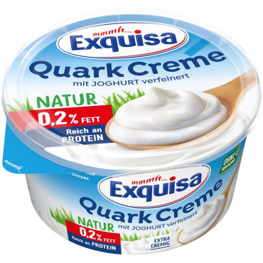 Quarkcreme 0,2% Fett, Natur