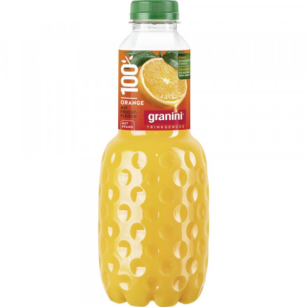 Orangensaft Trinkgenuss, mit Fruchtfleisch