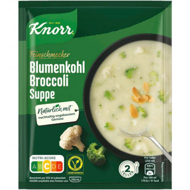 Feinschmecker Blumenkohl/Broccoli-Suppe