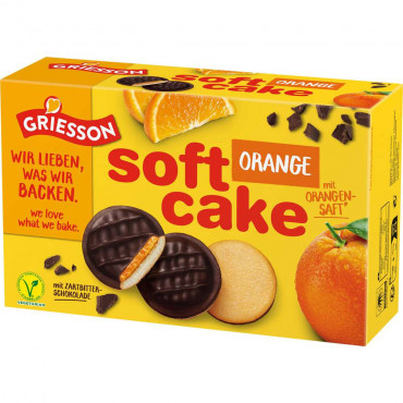 Soft Cake Orangen Kekse