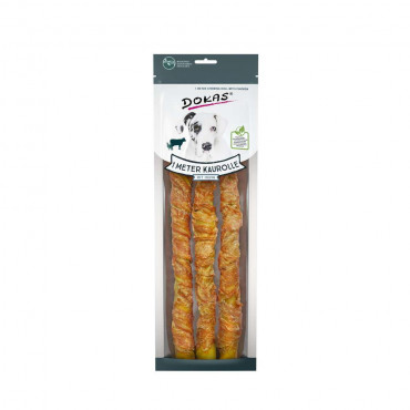 Hunde-Snack 1 Meter Kaurolle, Huhn