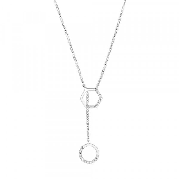 Damen Halskette/ Collier aus Silber 925 mit Zirkonia (4056867027922)