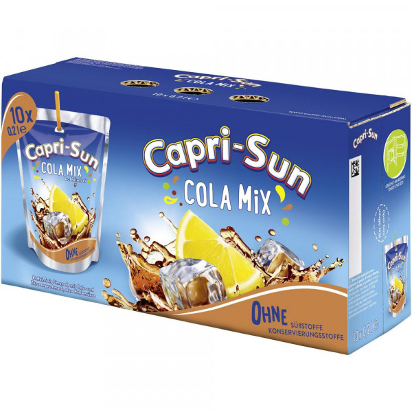 Capri Sonne Cola Mix, 10 x 0,2l (1 x 2 Liter)