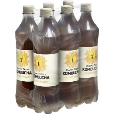Tee-Drink Kombucha, Zitrone-Ingwer (6x 0,750 Liter)