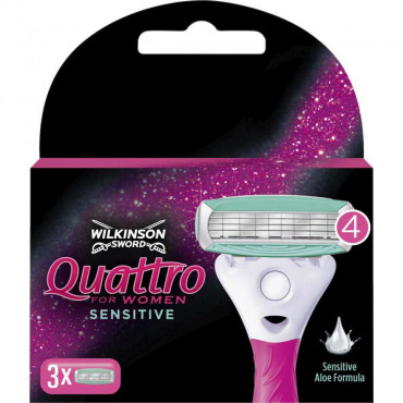 Rasierklingen Quattro For Women, Sensitive