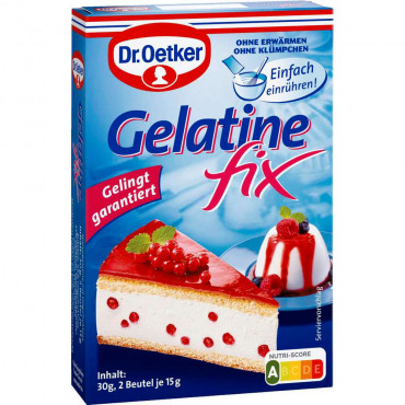 Fix-Gelatine, weiß