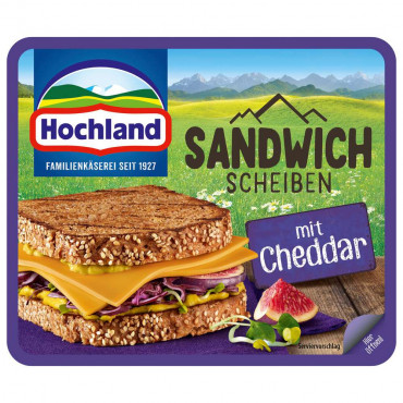 Schmelzkäse-Sandwich Scheiben, Cheddar