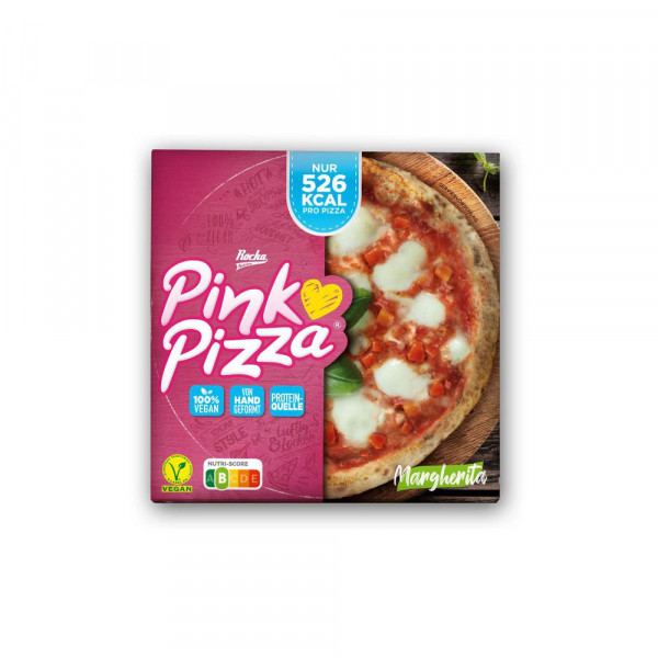 Pink Pizza, Margherita, vegan, tiefgekühlt