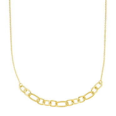 Damen Halskette mit Anhänger aus Silber 925, vergoldet (4056866089921)