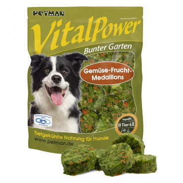 Hunde-Futter, Gemüse-Frucht-Medaillons Vital Power, tiefgekühlt
