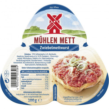 Mett Zwiebelwurst