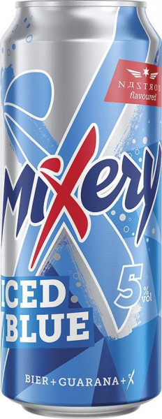 Iced Blue Biermischgetränk, Bier + Guarana + X 5% (216 x 0.5 Liter)