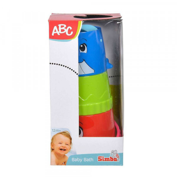 Baby-Spielzeug ABC Eimerchen mit Stapelbecher